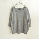 ジョンスメドレー JOHN SMEDLEY コットンニット7分袖プルオーバー S 【中古】【40L42】