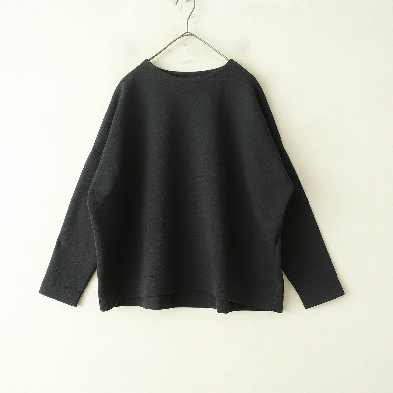 トラバイユマニュエル TRAVAIL MANUEL ノーカラーストレッチプルオーバー - 【中古】【82L42】