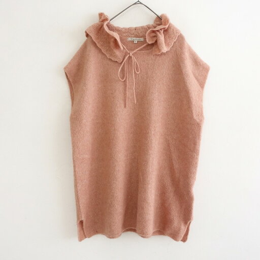 【2022/定価3.1万】ヴラスブラム Vlas Blomme Aerial Alpaca Woolレース衿付チュニック F 【中古】【71A52】 【2022/定価3.1万】ヴラスブラム Vlas Blomme Aerial Alpaca Woolレース衿付チュニック F 【中古】【71A52】