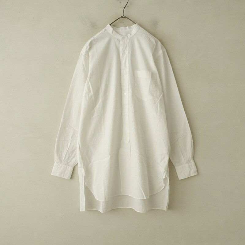 コモリ COMOLI バンドカラーシャツ 1 