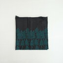 ミナペルホネン mina perhonen land theater 刺繍生地 68×68cm 【中古】【51B52】