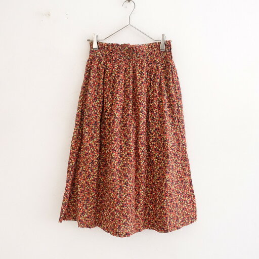 パーリッシィ PAR ICI コットン小花柄プリントギャザースカート F 【中古】【81B52】 パーリッシィ PAR ICI コットン小花柄プリントギャザースカート F 【中古】【81B52】