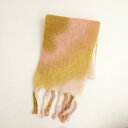 マンタスエスカライ MANTAS EZCARAY TIE-DYE タイダイモヘアマフラー 【中古】【81B52】(4)