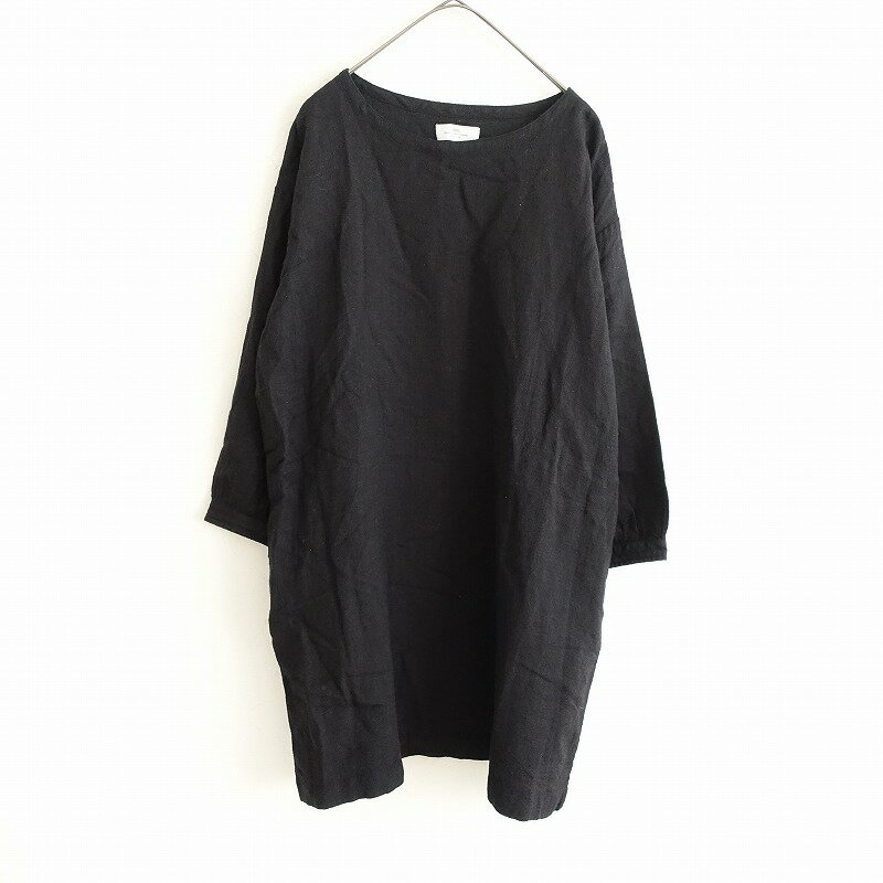 ソイル soil ウールリネンチュニック - 【中古】【91B52】
