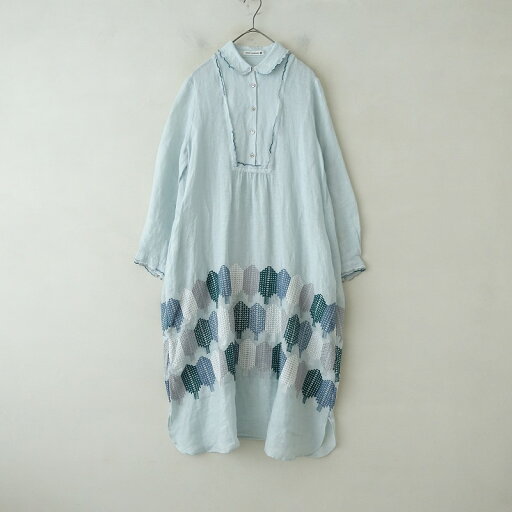 【定価8.5万/2023SS】ミナペルホネン mina perhonen forest candy 刺しゅうワンピース 38 38 【中古】【02B52】 【定価8.5万/2023SS】ミナペルホネン mina perhonen forest candy 刺しゅうワンピース 38 38 【中古】【02B52】
