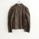 【美品】マダマダ MADDER MADDER ペイズリーブラウス 【中古】【12B52】