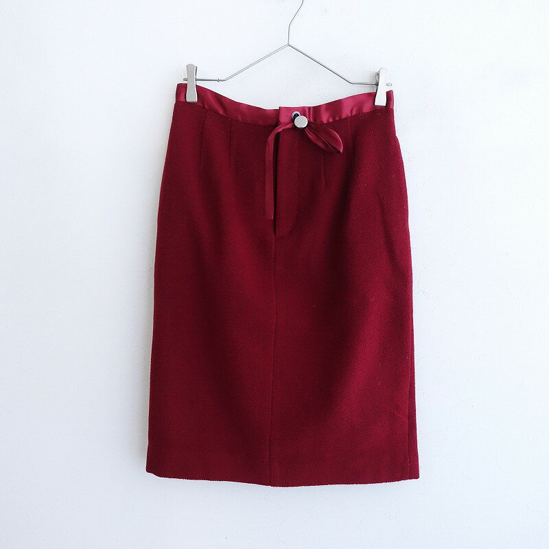 ネイティブヴィレッジ NATIVE VILLAGE 縮絨起毛タイトスカート 【中古】【22B52】