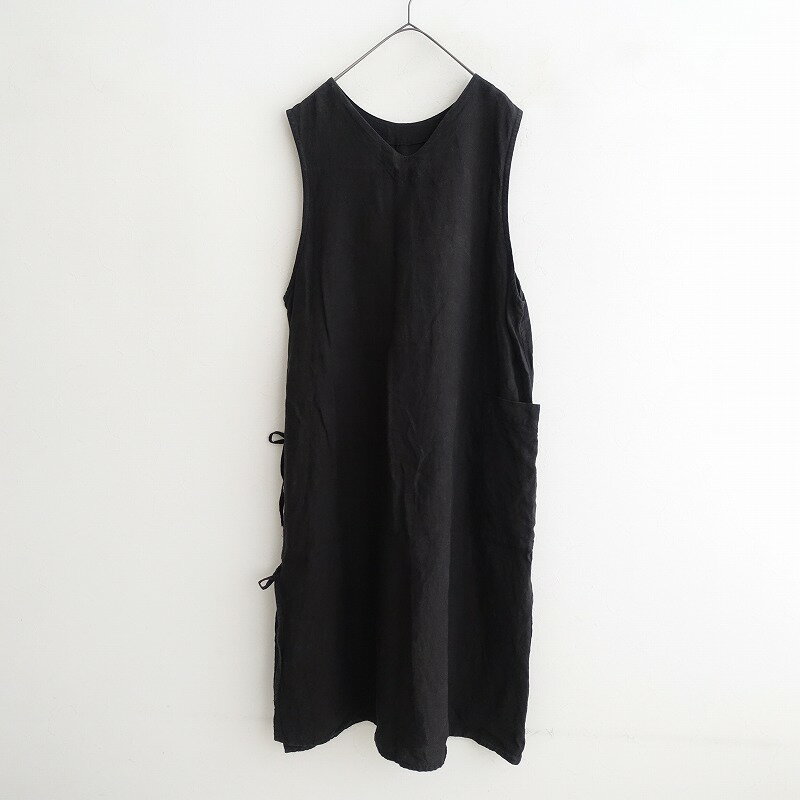 チアー cheer 札幌 浅草 リネンサイドストラップノースリーブワンピース - 【中古】【30C52】