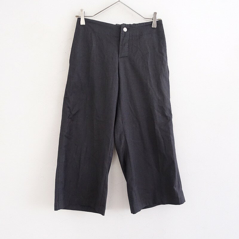 ノーコントロールエアー NO CONTROL AIR バックシャーリングワイドクロップドパンツ 36 