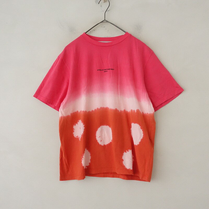 樂天商城 - 【定価6.6万】ステラマッカートニー STELLA McCARTNEY ダイダイコットンオーバーTシャツ 36 【中古】【22C52】
