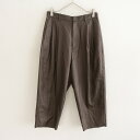 【2023SS/定価7.1万】ミナペルホネン mina perhonen calm check2タックシルクパンツ 38 【中古】【52C52】