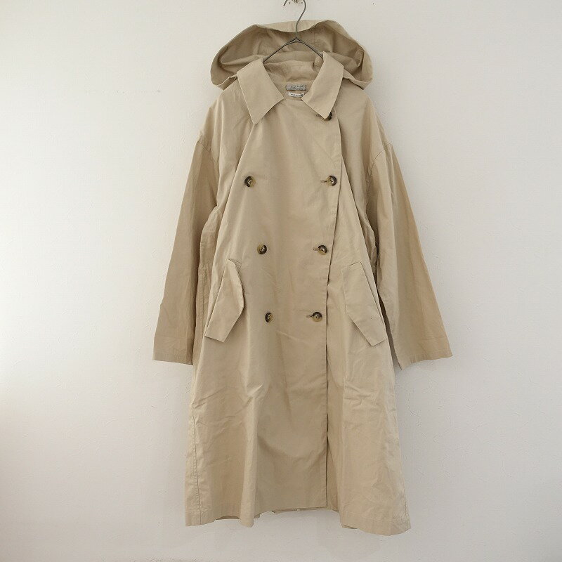 【定価3.5万】アンスリウム ANTHURIUM コットンフード付きダブルコート F 【中古】【90D52】