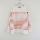 ルミノア Le minor パネルボーダーバスクシャツ 1 【中古】【61F52】