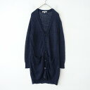 ヴラスブラム Vlas Blomme Vネックロングリネンニットカーディガン F 【中古】【81F52】