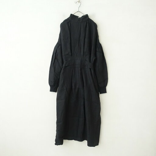 【美品】モイ moi リネンヘリンボーンリボンワンピース F 【中古】【81F52】 【美品】モイ moi リネンヘリンボーンリボンワンピース F 【中古】【81F52】