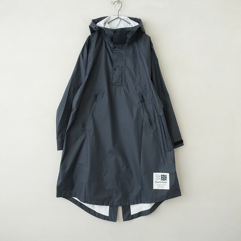 カリマー karrimor poncho フーディナイロンレインコート M 【中古】【12F52】