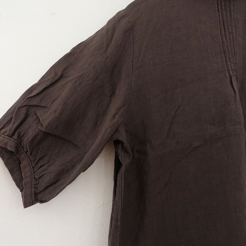 モトミ motomi.m リネンネックフリル背開きブラウス - 【中古】【52F52】 3