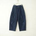 【定価1.9万】サザンカバイツリーズ sasanqua by trees バナナトラウザーズパンツ 2 【中古】【82F52】