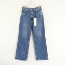 【未使用/2024/定価2.7万】イエナ IENA upper hights別注/THE TAYLOR MARINデニムブーツカットパンツ 25 【中古】【03F52】