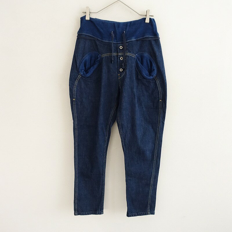 キャピタルKAPITAL ワッフルキルティングサルエルヌーベル　デニムパンツ KAPITAL キャピタル デニム ワッフルキルティング サルエル