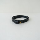 【定価1.8万】アボキカ abokika ab_Sam Browne Belt レザーベルトブラック 【中古】【10G52】