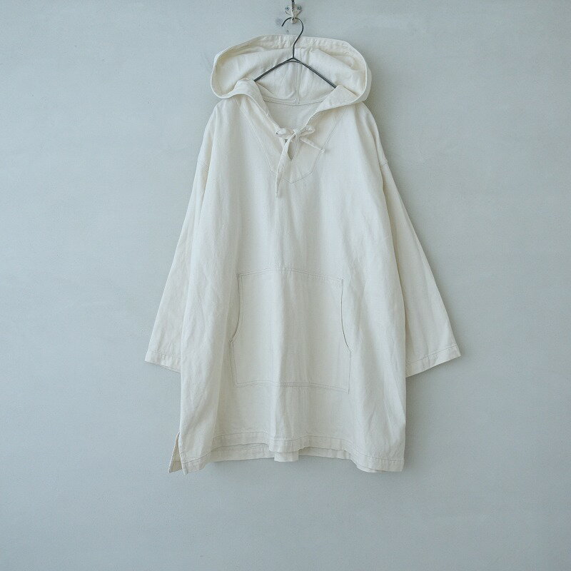 【美品/定価2.2万】ネストローブ nest Robe デニムフードパーカーチュニック F 【中古】【20G52】