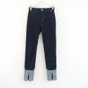 【定価1.7万】アヤン ayane センタースリットスキニーデニムパンツ 36 【中古】【60H52】
