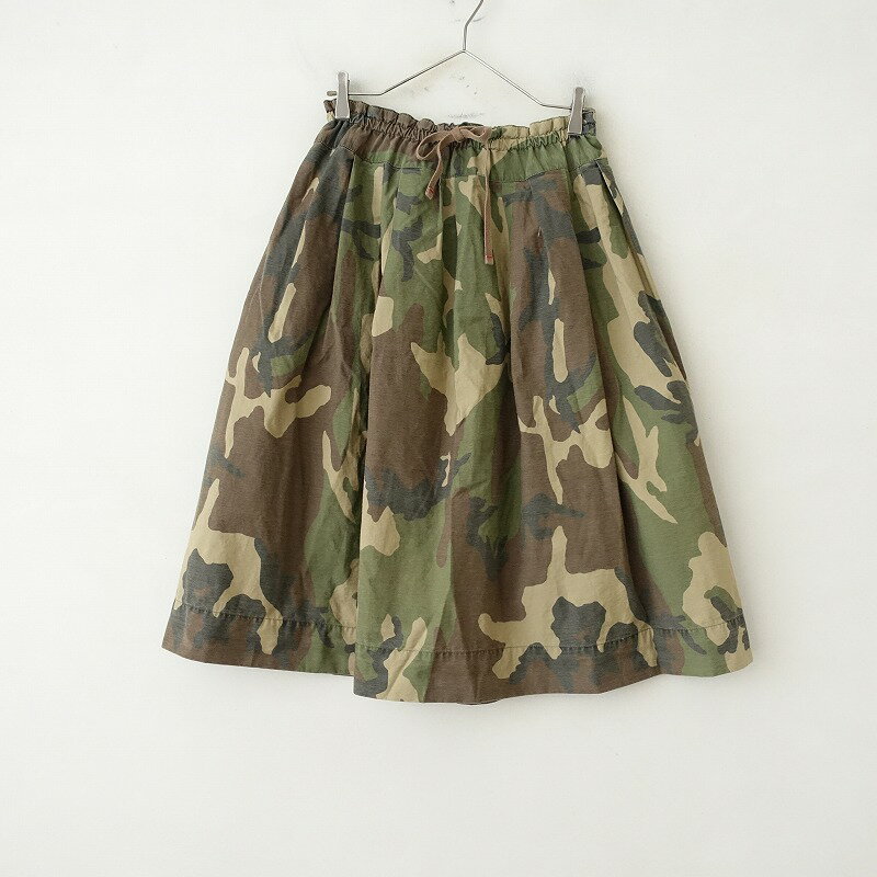 ティグルブロカンテ TIGRE BROCANTE カモフラージュプリントスカート F 【中古】【70H52】