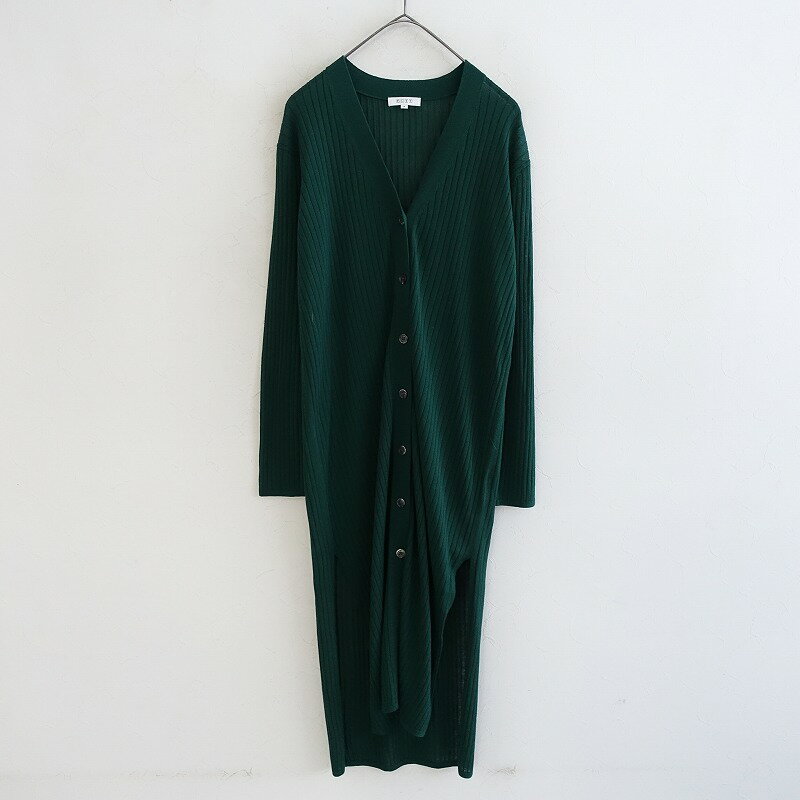 乐天商城 - 【美品】プラステ PLST Vネックロングカーディガン M 【中古】【71H52】