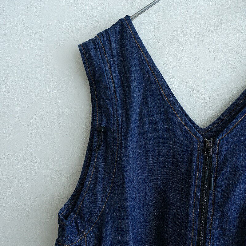 【美品】グリッツァーン glitgern デニムジャンパースカート L 【中古】【12H52】