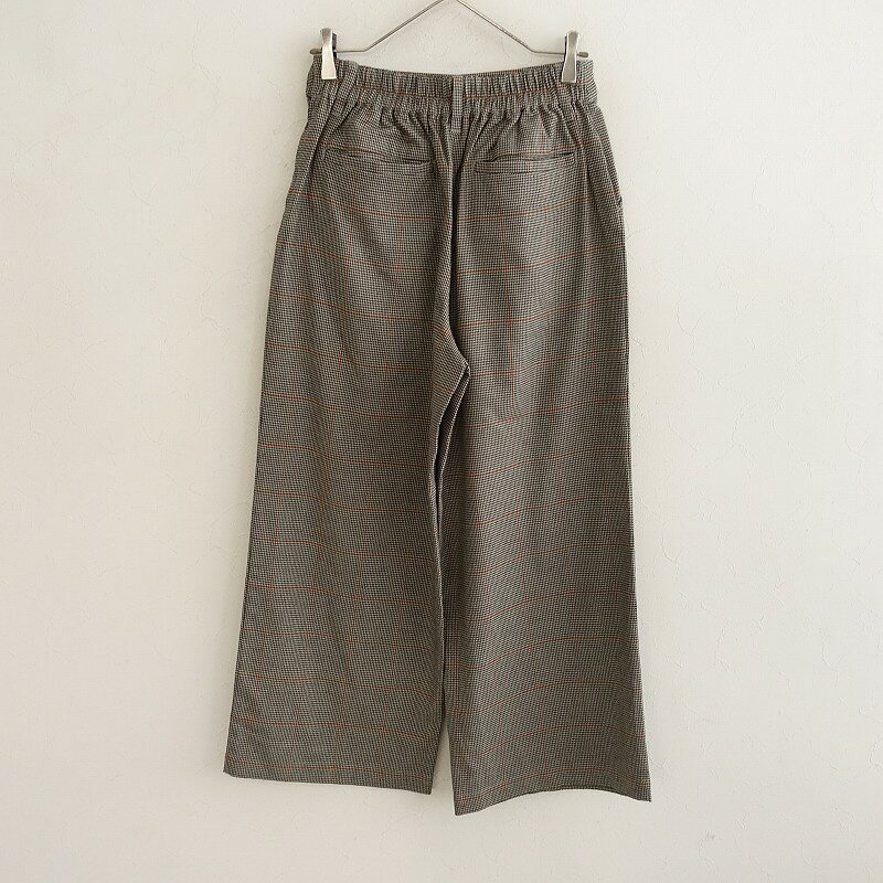 ハグオーワー Hug O War グレンチェックワイドパンツ 1 【中古】【50I52】