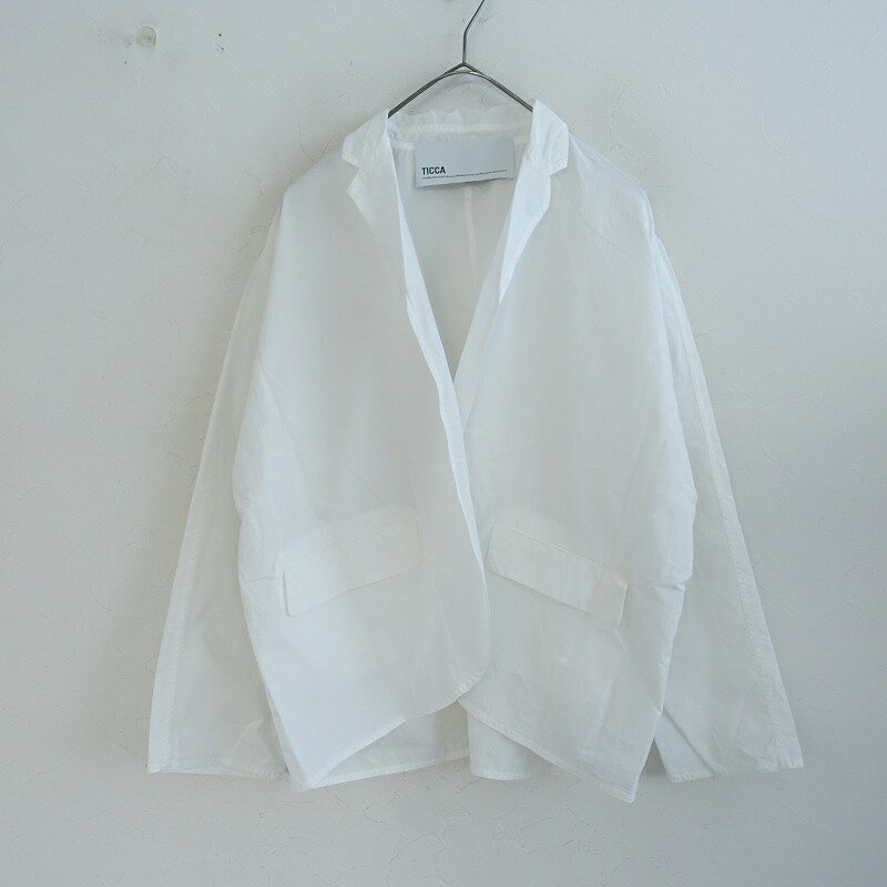 【定価2.8万】ティッカ TICCA コットンハーブシャツジャケット F 【中古】【21I52】