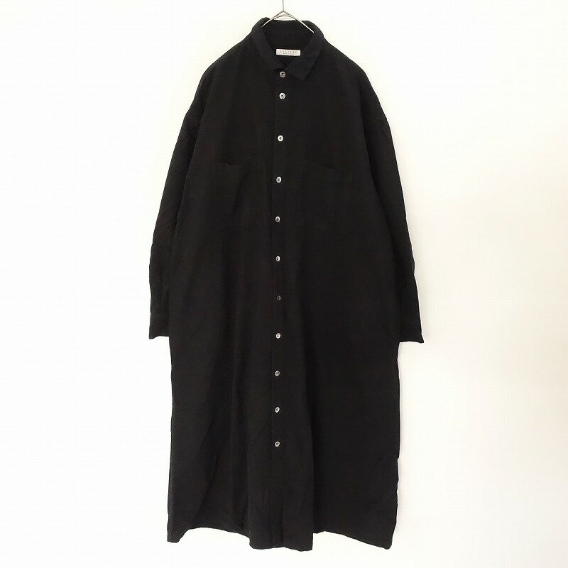 【定価3.4万】ファクトリー FACTORY 綿ネルトングシャツワンピース 2 【中古】【71J52】