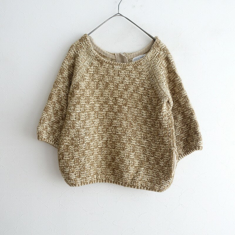 N6322f72　▼iliann loeb　イリアンローブ▼　アシンメトリー Vネック シルク ロングニット 茶 春夏 2025年最新iliann loebの人気アイテム - メルカリ