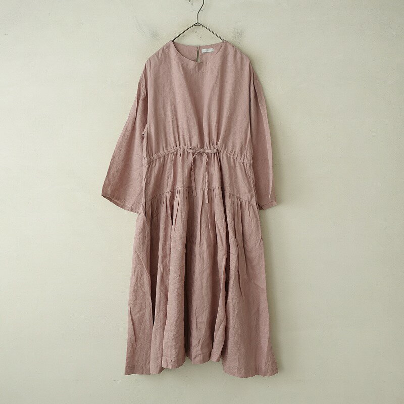 【美品】フォグリネンワーク fog linen work リネンロングワンピース - 【中古】【90K52】