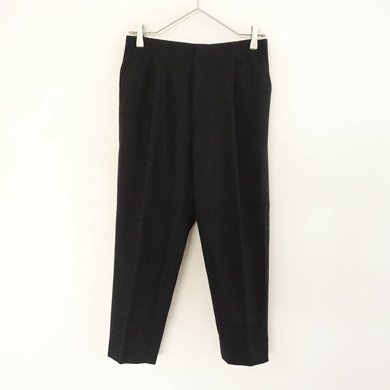 【定価3.3万】エヴァムエヴァ evam eva wool tuck pant ウールタックテーパードパンツ 1 【中古】【21K52】(4)