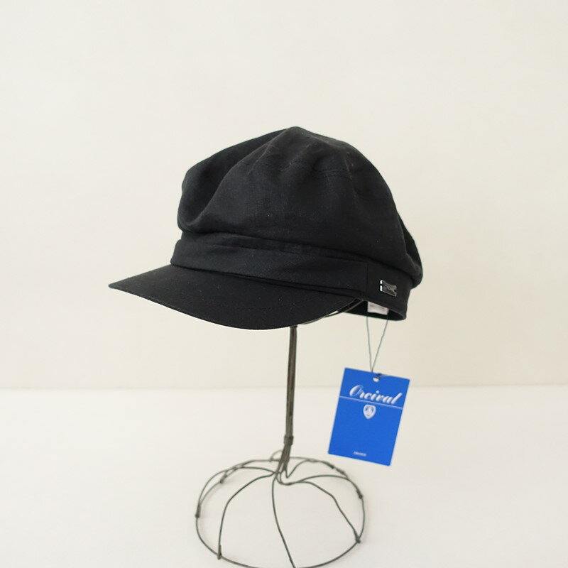 【美品】オーシバル ORCIVAL リネンキャスケット 【中古】【03K52】