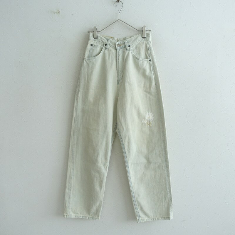 【定価3.1万】リー LEE×スズキタカユキ suzuki takayuki floral embroidered pants デニムパンツ S 【中古】【10L52】