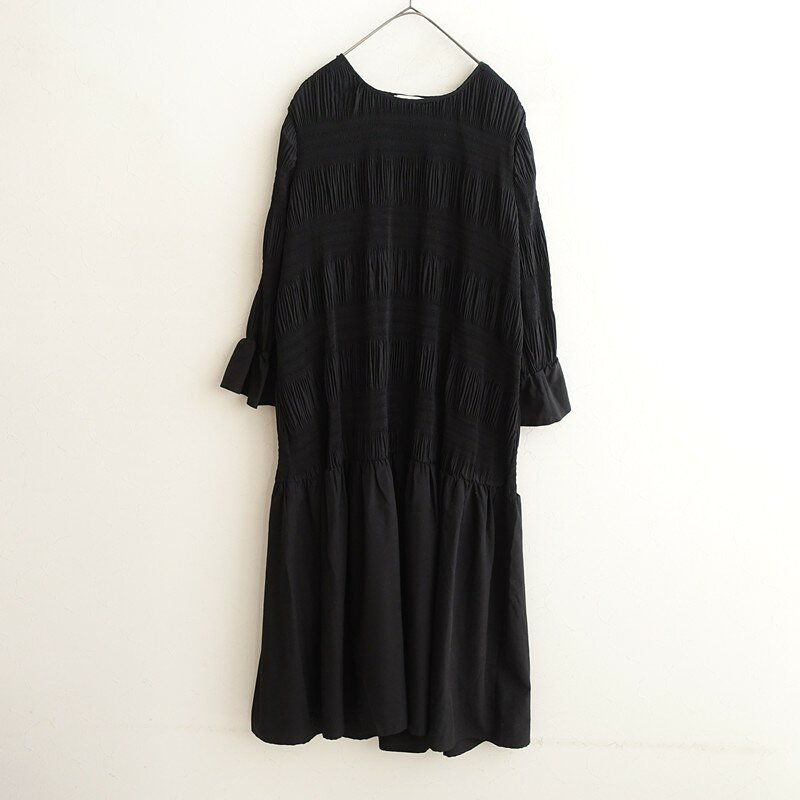 乐天商城 - 【定価2万】ジャスト JUST シャーリングドレス - 【中古】【72L52】