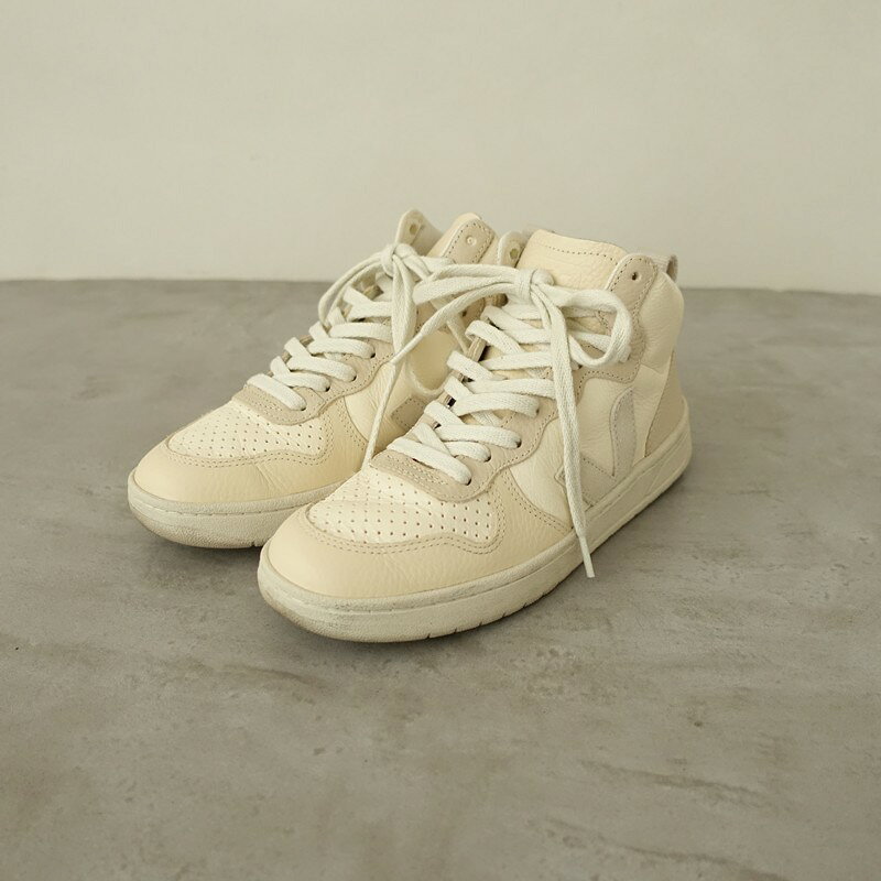 樂天商城 - 【定価3.1万】ベジャ veja レザーハイカットスニーカー EUR38/US7/UK5/JPN24/BR36/24 EUR38/US7/UK5/JPN24/BR36 【中古】【01A62】