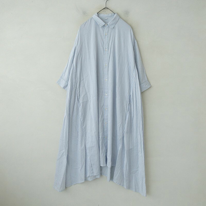 乐天商城 - イチ ICHI ストライプシャツワンピース 【中古】【20B62】