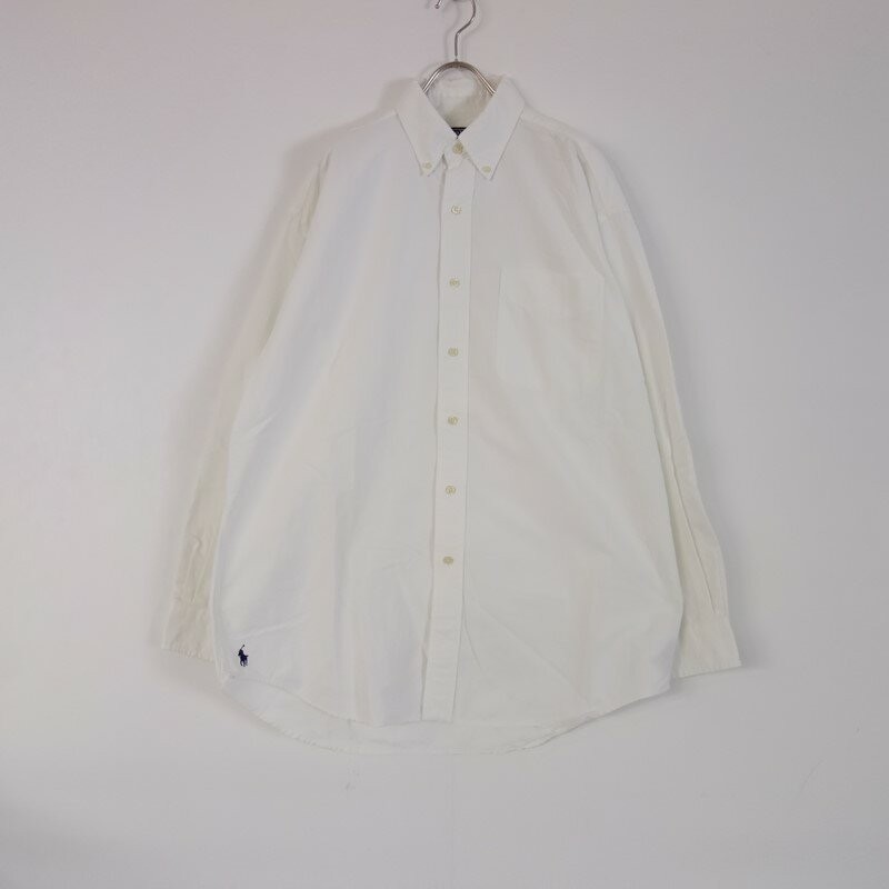 【メンズ】ポロラルフローレン Polo Ralph Lauren THE BIG FIT コットンボタンダウンシャツ SP 170/92A 【中古】【60B62】