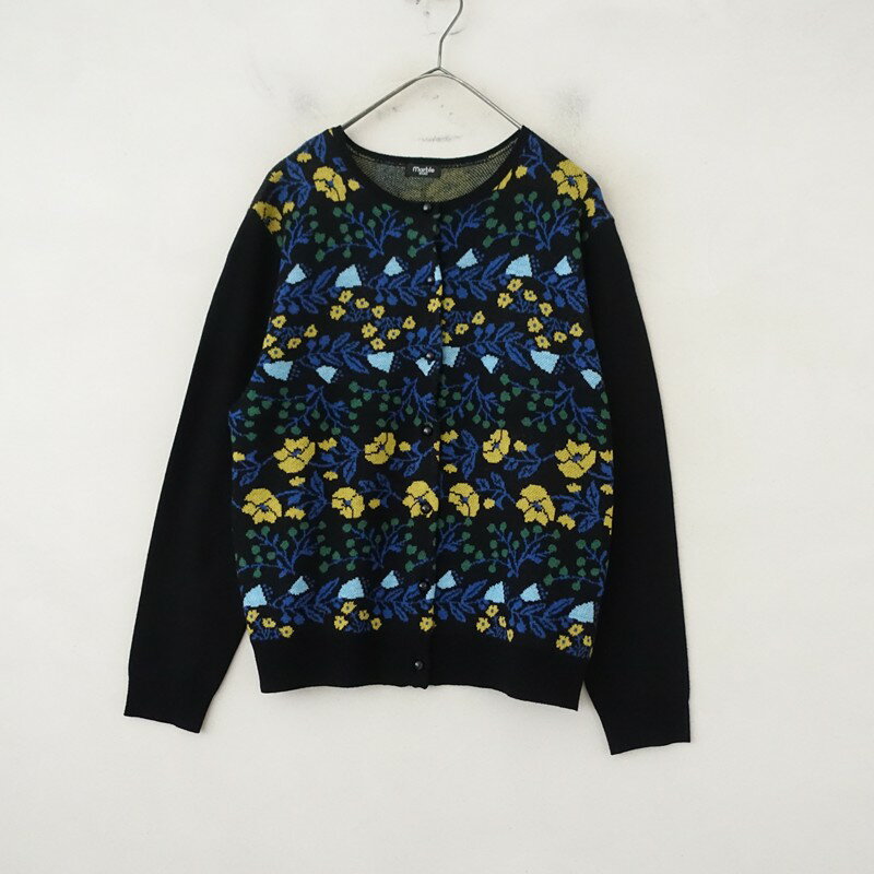 Rakuten - 【2024AW】マーブルシュッド marble SUD Flowerボーダーカーディガン 【中古】【02B62】