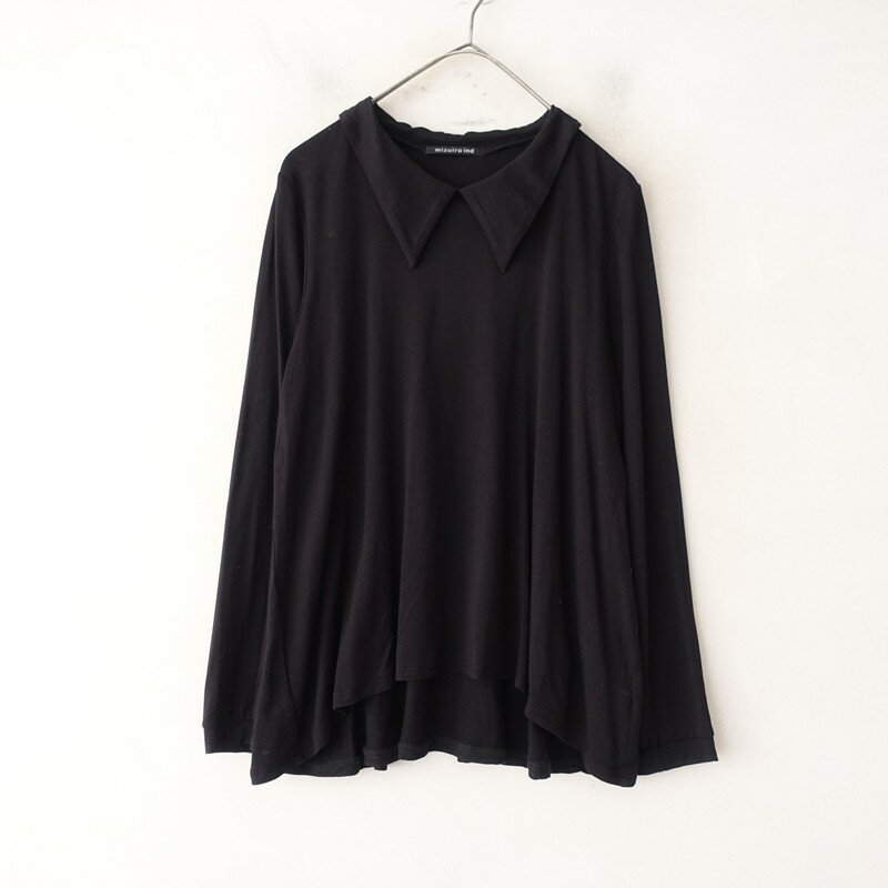 Rakuten - ミズイロインド mizuiro-ind 襟付きカットソー - 【中古】【20C62】