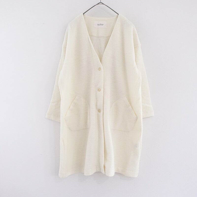 乐天商城 - 【未使用/定価2.7万】ネストローブ nest Robe ウールロングカーディガン F 【中古】【60C62】