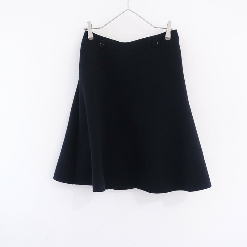 フォクシー FOXEY カシミヤブレンドフレアスカート19634 40 【中古】【60C62】
