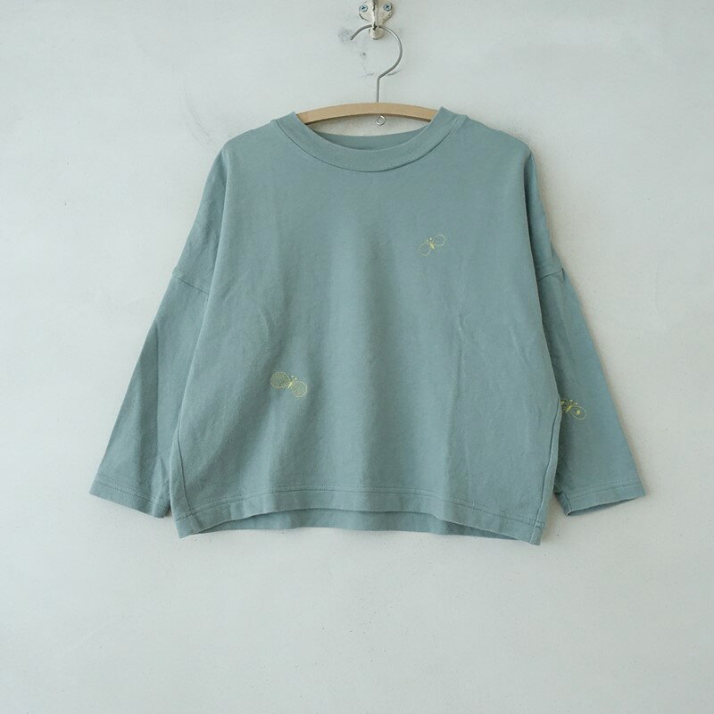 樂天商城 - 【キッズ】ミナペルホネン mina perhonen choucho 刺しゅうカットソー キッズ 120/6Y 【中古】【31C62】