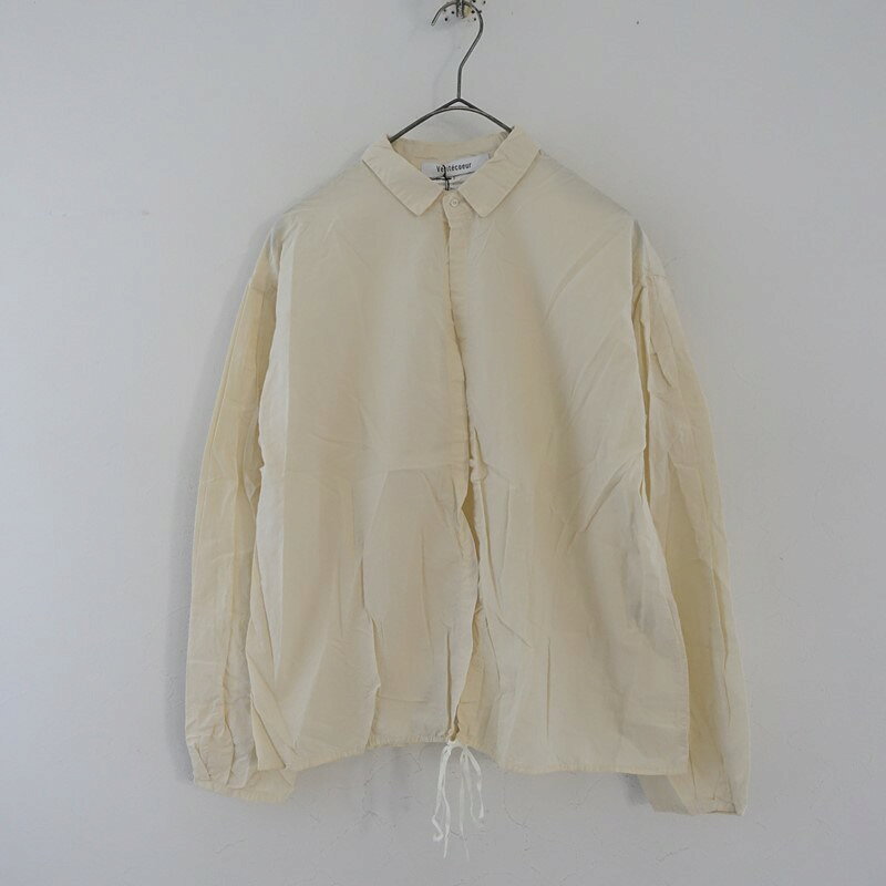 Rakuten - 【美品/定価1.5万】ヴェリテクール Veritecoeur ワンボタンシャツ F 【中古】【41C62】