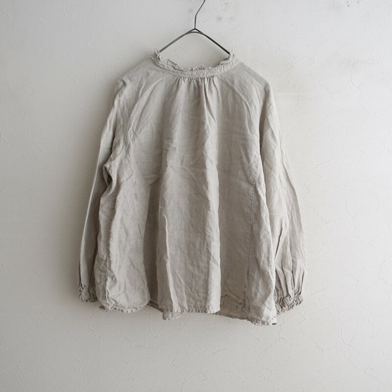 楽天市場】nest robe リネンスタンドフリルブラウスの通販