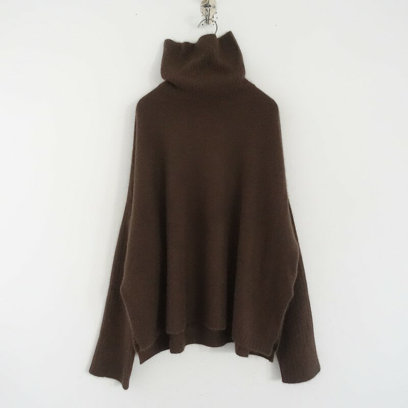 乐天商城 - 【2025/AW/定価2.3万】スピック&スパン Spick and Span フォックスウールミックスロングリブタートルプルオーバー 【中古】【91C62】